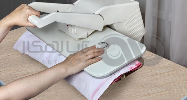 پایین بودن درجه حرارت در بخار نکردن اتو پرس