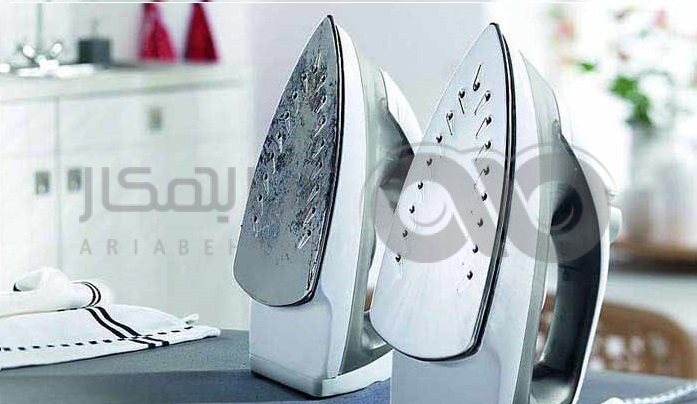 نحوه تمیز کردن سوختگی کف اتو 