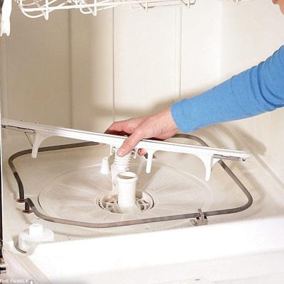 نچرخیدن آب پاش ماشین ظرفشویی