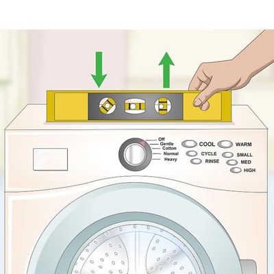 نحوه تراز کردن ماشین لباسشویی
