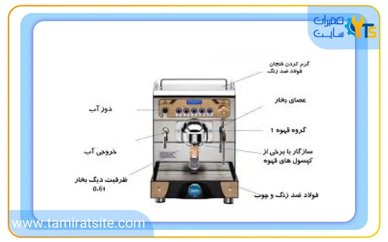 آشنایی با دستگاه اسپرسو ساز