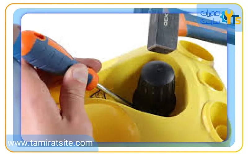 باز نشدن درب مخزن بخارشوی کنوود