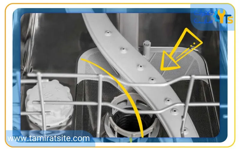 بازوهای آبپاش ظرفشویی بوش گرفته شده است چطور می شود تمیزش کرد