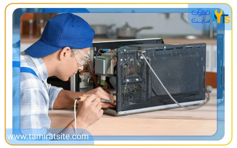 تعمیر ماکروفر سامسونگ توسط تعمیرکاران متخصص تعمیرات سایت