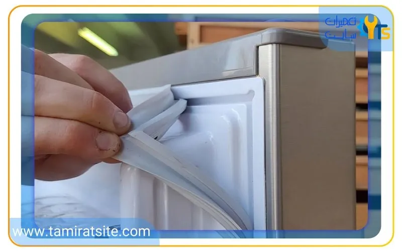 خراب شدن لاستیک دور یخچال
