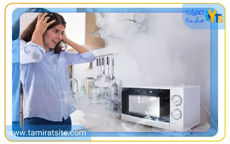 دلیل دود کردن ماکروفر سامسونگ