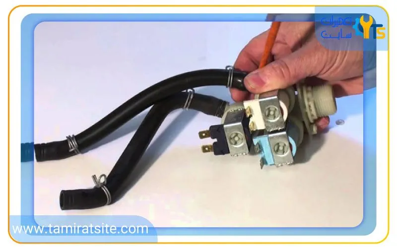 روش تعویض شیر برقی ماشین لباسشویی