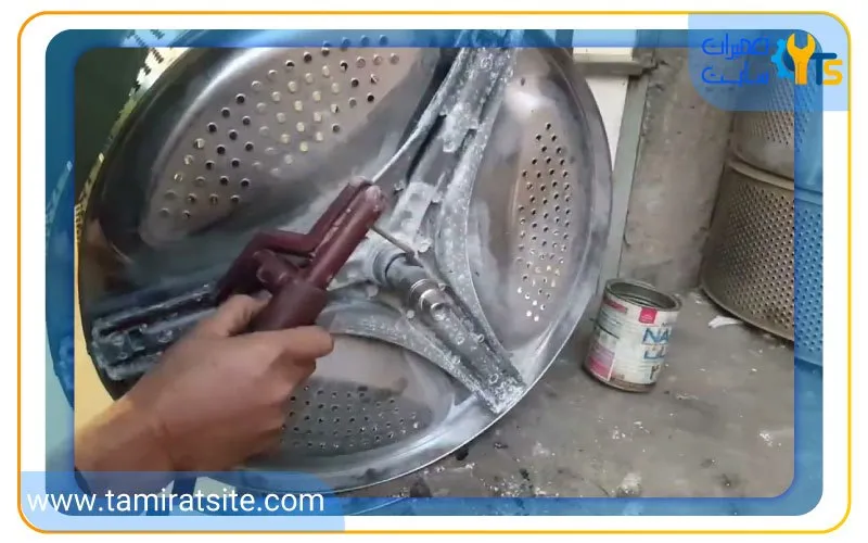 روش تعویض و تعمیر شفت ماشین لباسشویی