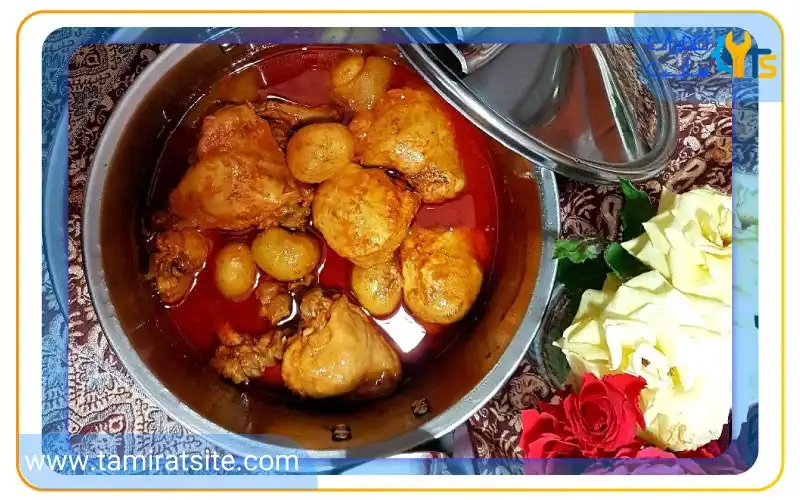 طرز تهیه مرغ در زودپز وی ام اف