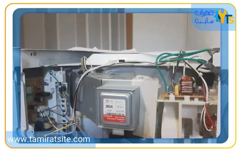 علت جرقه زدن ماکروفر ال جی