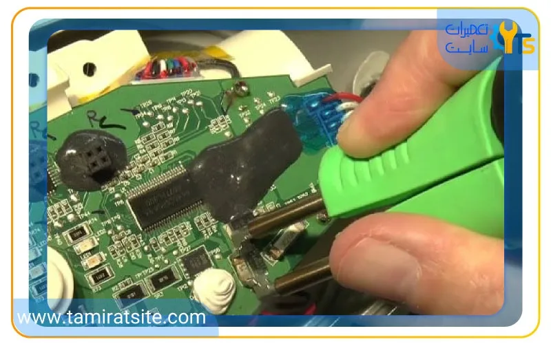 عیب یابی برد و تعمیر جاروبرقی تفال