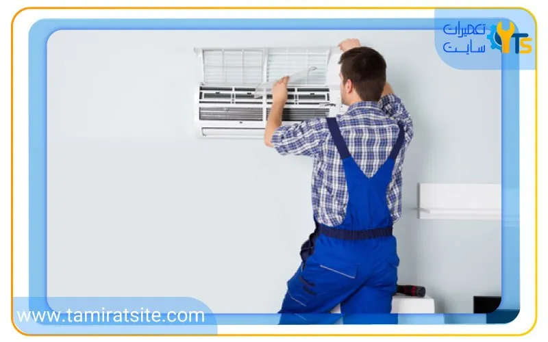 فرایند تعمیر کولر گازی تراست توسط تعمیرکاران مجرب تعمیرات سایت