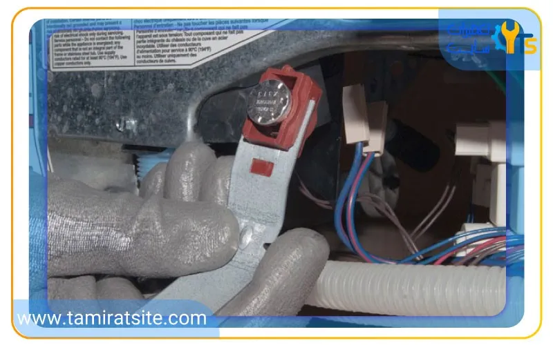 مراحل تعویض ترموستات ماشین ظرفشویی