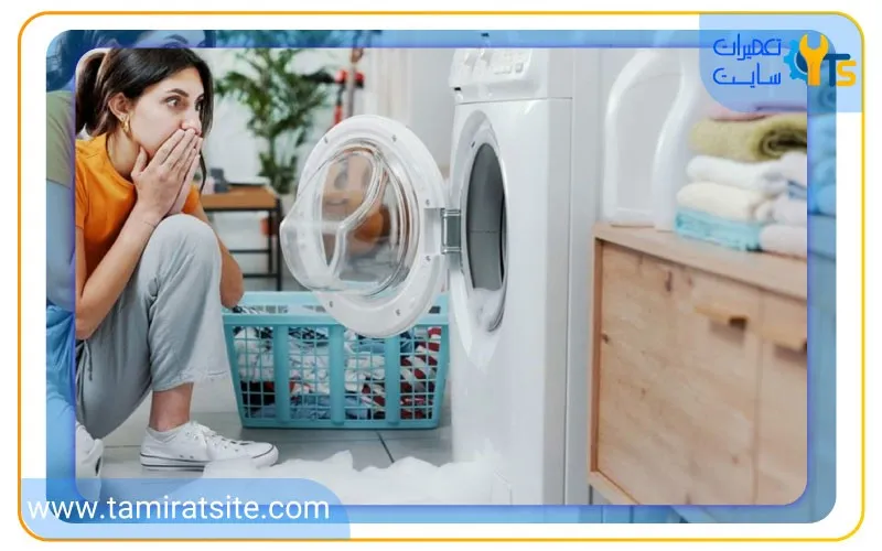 مشکل تخلیه در ماشین لباسشویی بوش