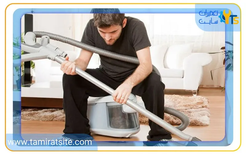 چرا جاروبرقی کنوود روشن نمی شود