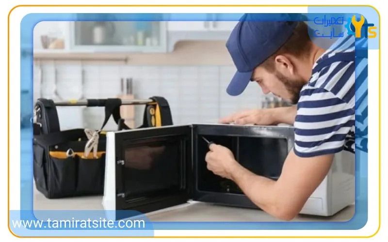 چرا سینی ماکروفر پاناسونیک نمی چرخد