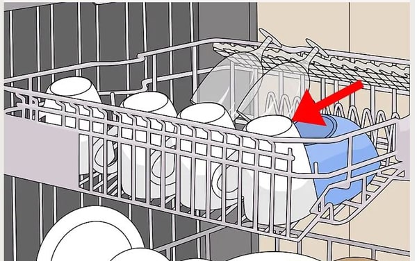 نحوه چیدمان ظروف در ماشین ظرفشویی